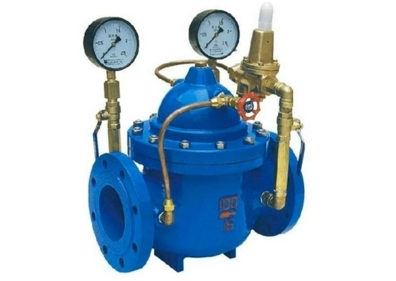 Pressure Reducing Valve  DN 300 PN16 With Pilot Circuit  Including Automated Control Downstream Pressure